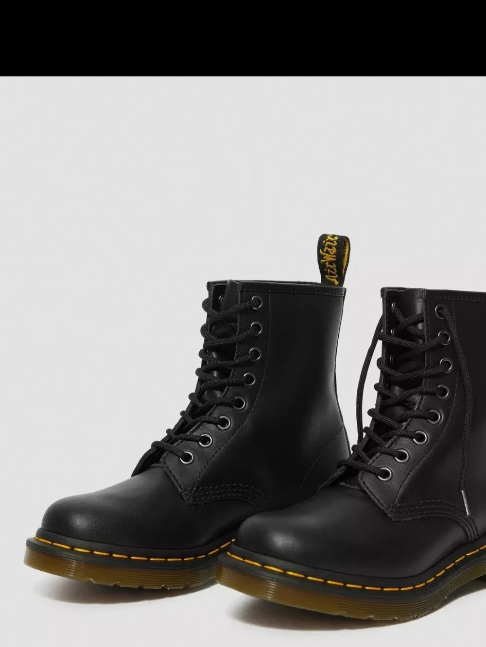 Dr. Martens 1460 Women's Black Nappa Leather Lace Up Boots SZ 7 US